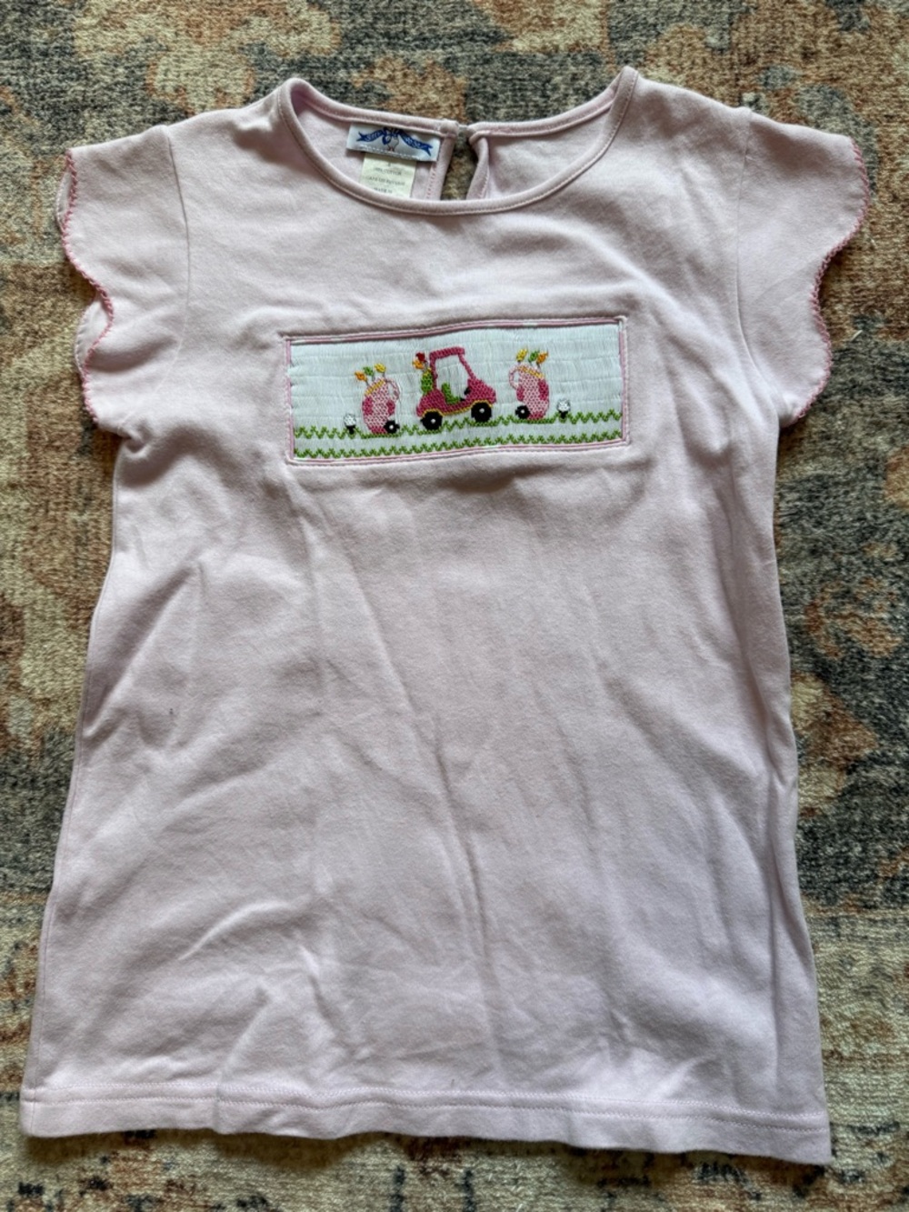 Golf Smocked Short Sleeve Tee 6